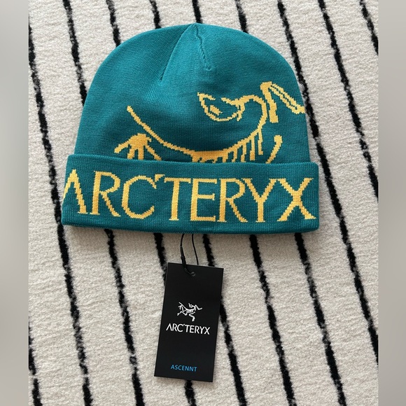 Arc’teryx beanie yellow & green - Picture 1 of 2
